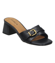 Sandalias de tacón elegantes SKYDIVA BRUNCH en color negro para moda joven