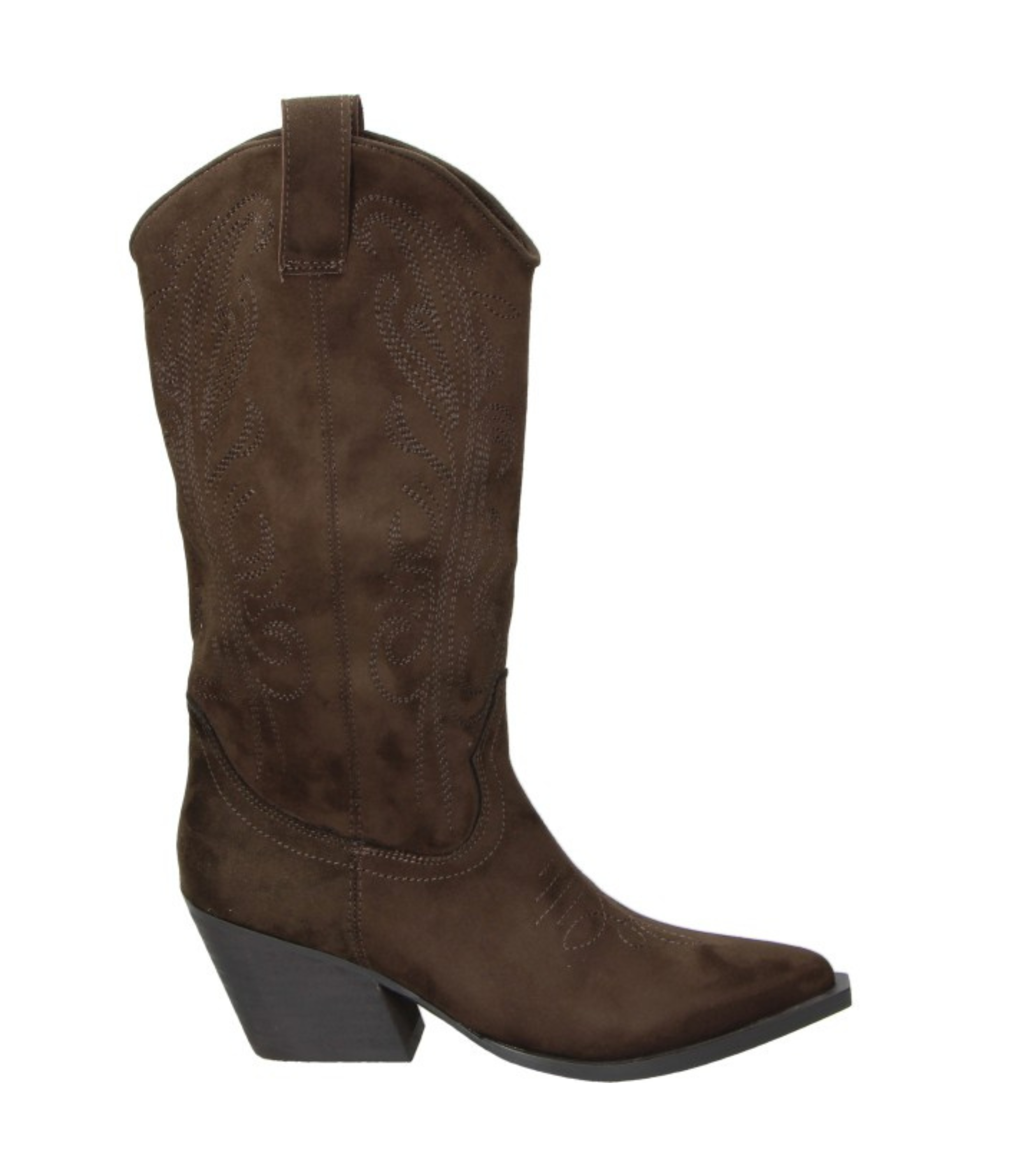 Botas cowboy con tacón Skydiva Dupla marrones