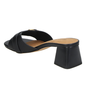 Sandalias de tacón elegantes SKYDIVA BRUNCH en color negro para moda joven