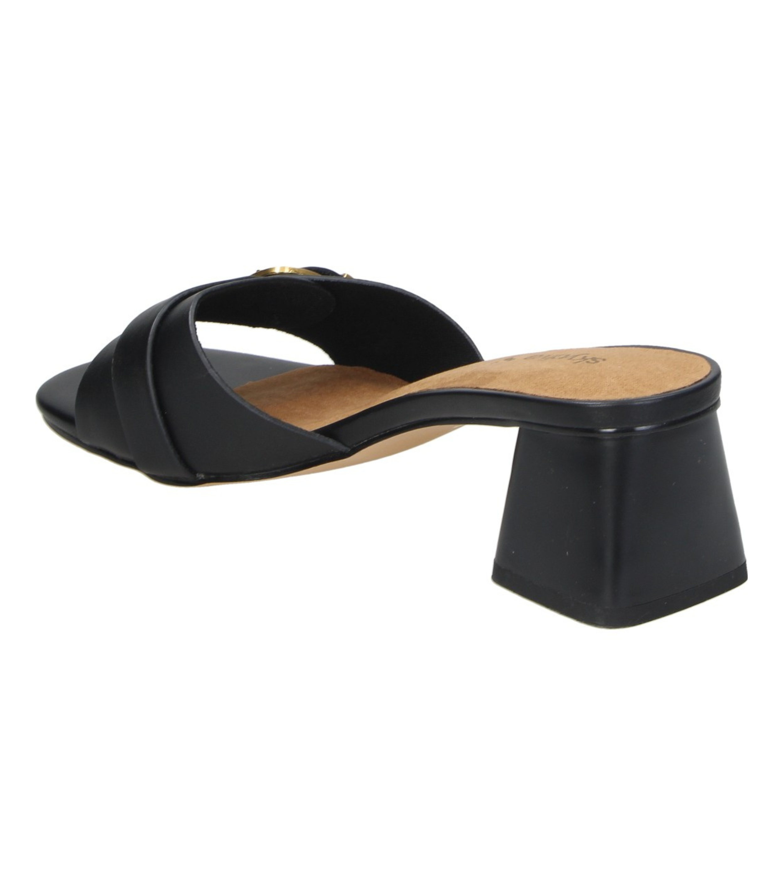 Sandalias de tacón elegantes SKYDIVA BRUNCH en color negro para moda joven