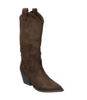 Botas cowboy con tacón Skydiva Dupla marrones