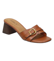 Sandalias de tacón elegantes SKYDIVA BRUNCH en color marrón para moda joven