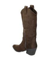 Botas cowboy con tacón Skydiva Dupla marrones