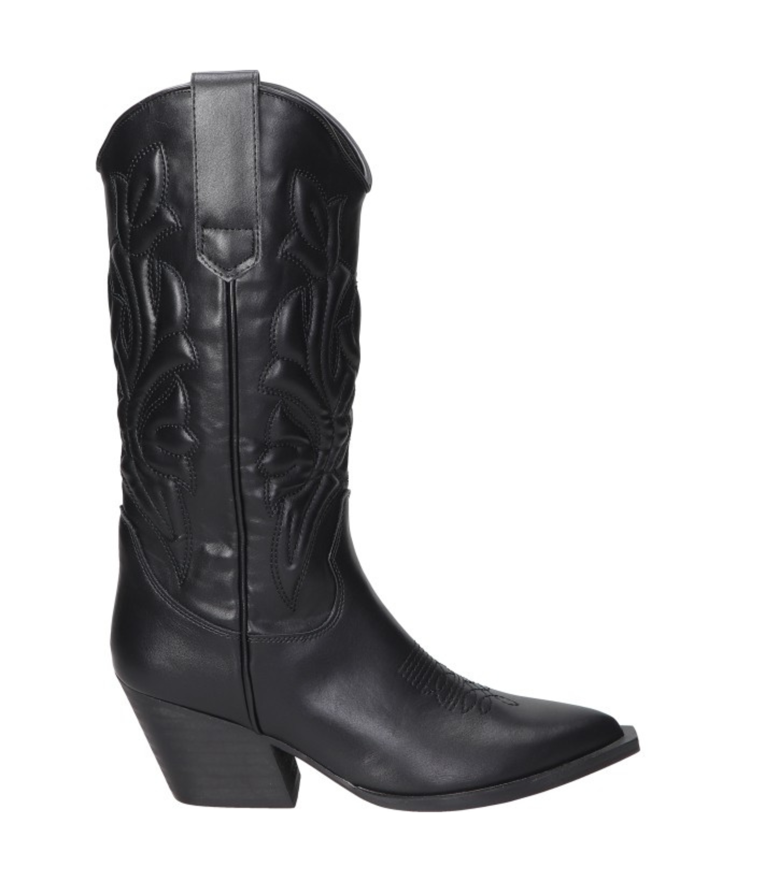 Botas cowboy con tacón Skydiva Dupla negras