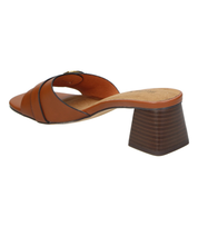 Sandalias de tacón elegantes SKYDIVA BRUNCH en color marrón para moda joven