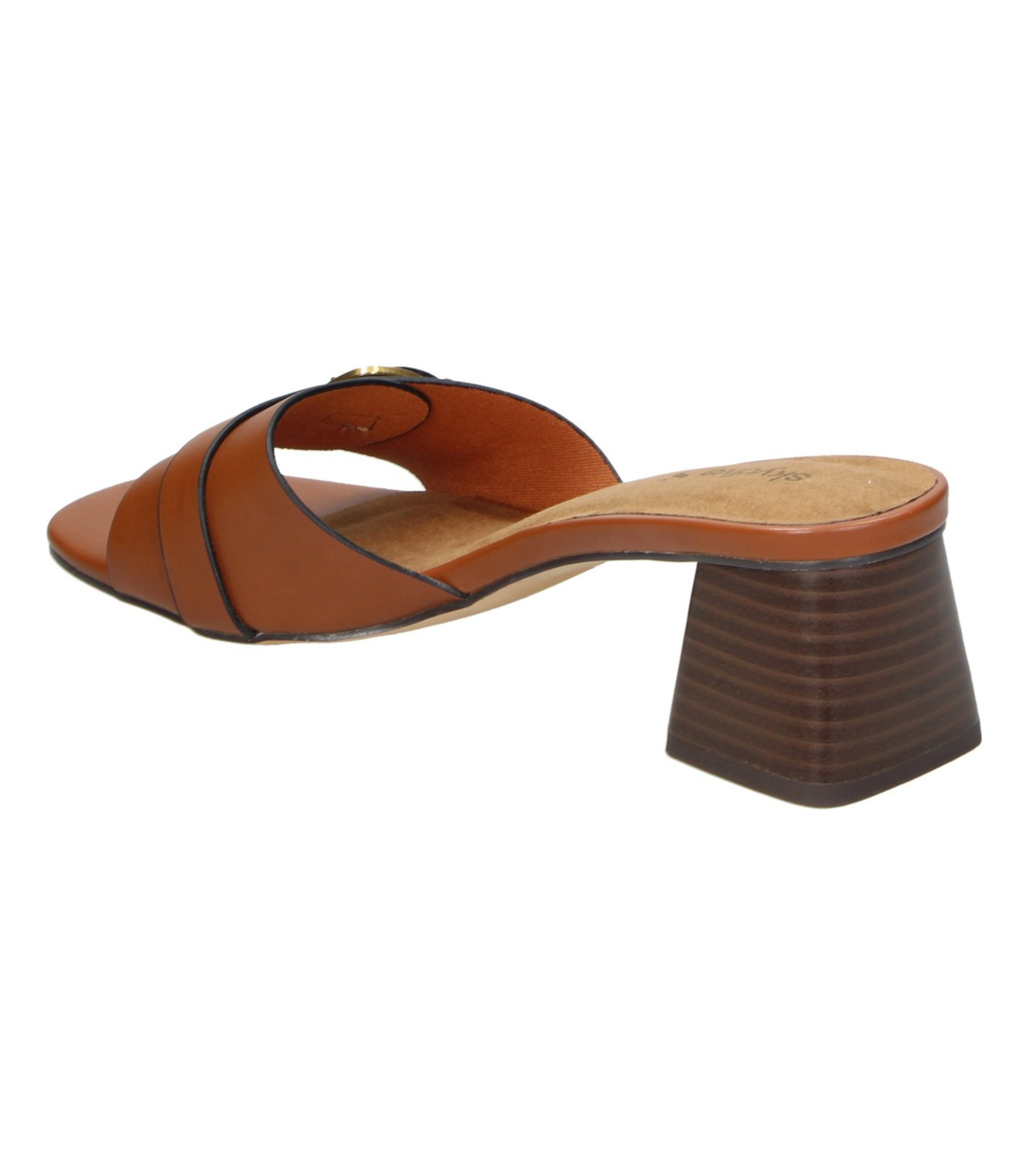 Sandalias de tacón elegantes SKYDIVA BRUNCH en color marrón para moda joven