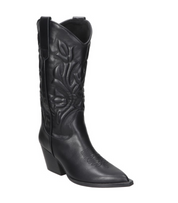 Botas cowboy con tacón Skydiva Dupla negras