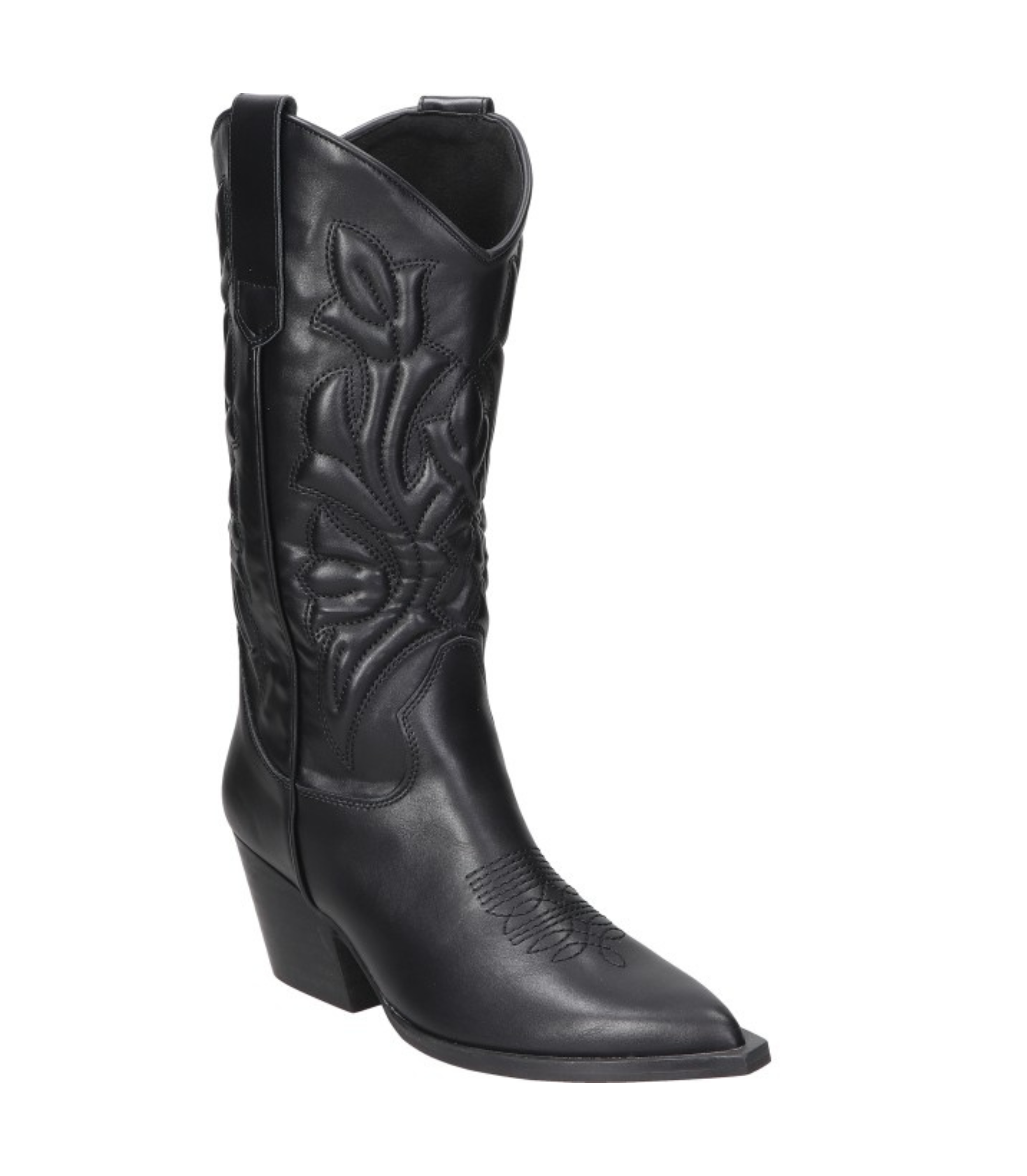 Botas cowboy con tacón Skydiva Dupla negras