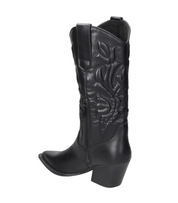 Botas cowboy con tacón Skydiva Dupla negras