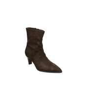 Botines de tacón Skydiva ATE en color marrón chocolate para mujer