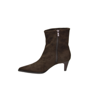 Botines de tacón Skydiva ATE en color marrón chocolate para mujer