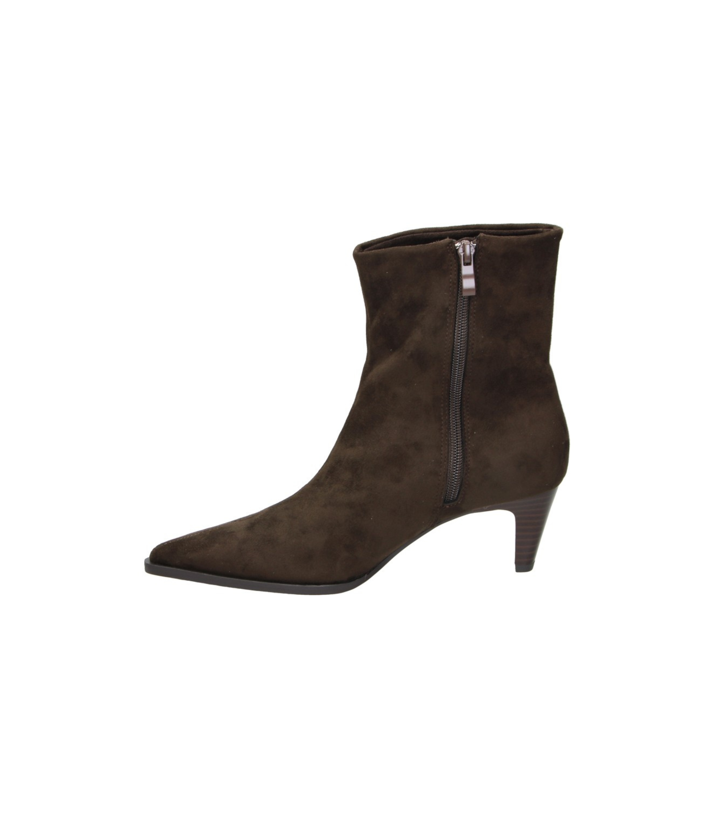 Botines de tacón Skydiva ATE en color marrón chocolate para mujer