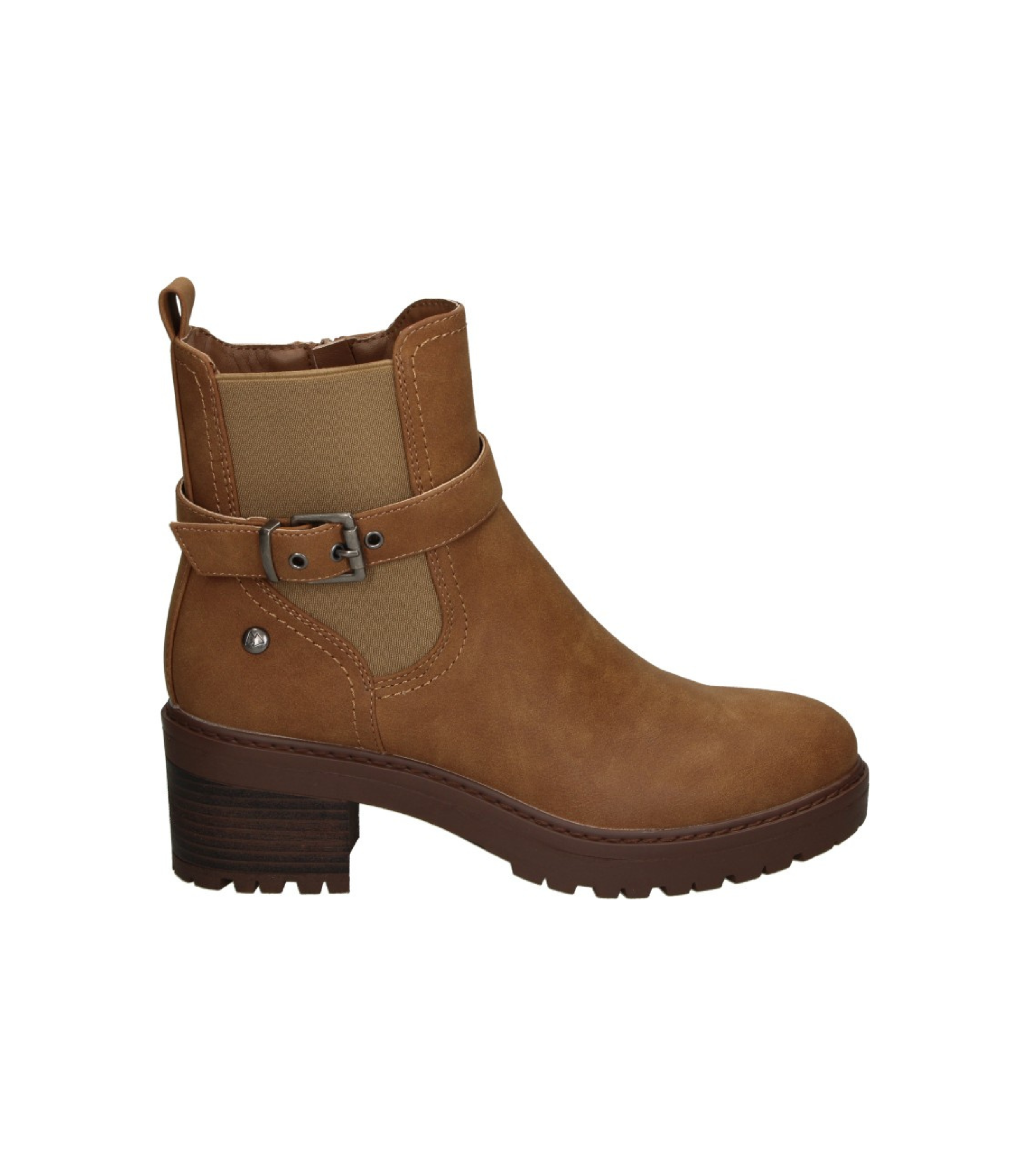 Botines de tacón Skydiva Sleek en color marrón para mujer