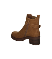 Botines de tacón Skydiva Sleek en color marrón para mujer