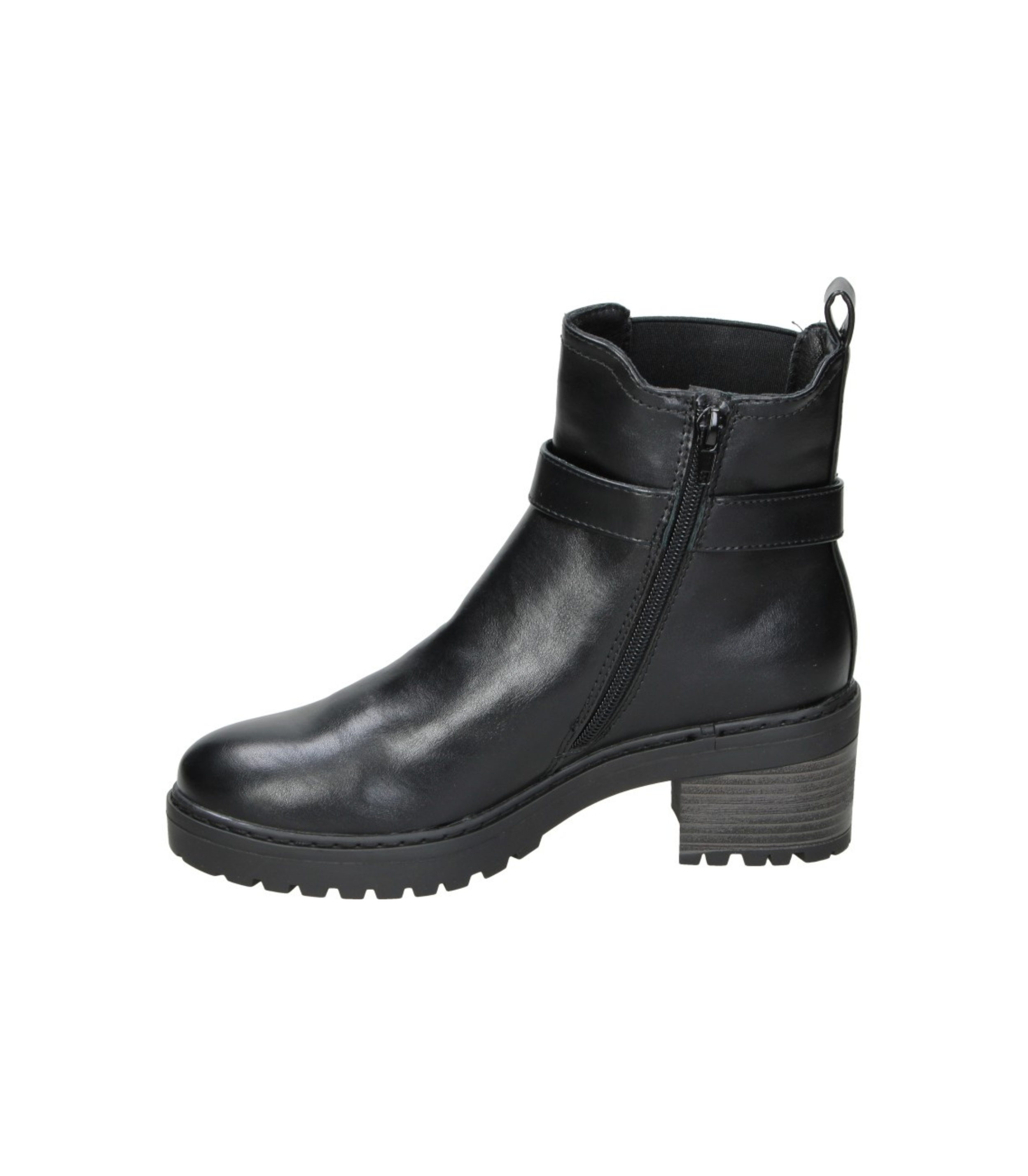 Botines de tacón Skydiva Sleek en color negro para mujer