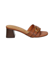 Sandalias de tacón elegantes SKYDIVA BRUNCH en color marrón para moda joven