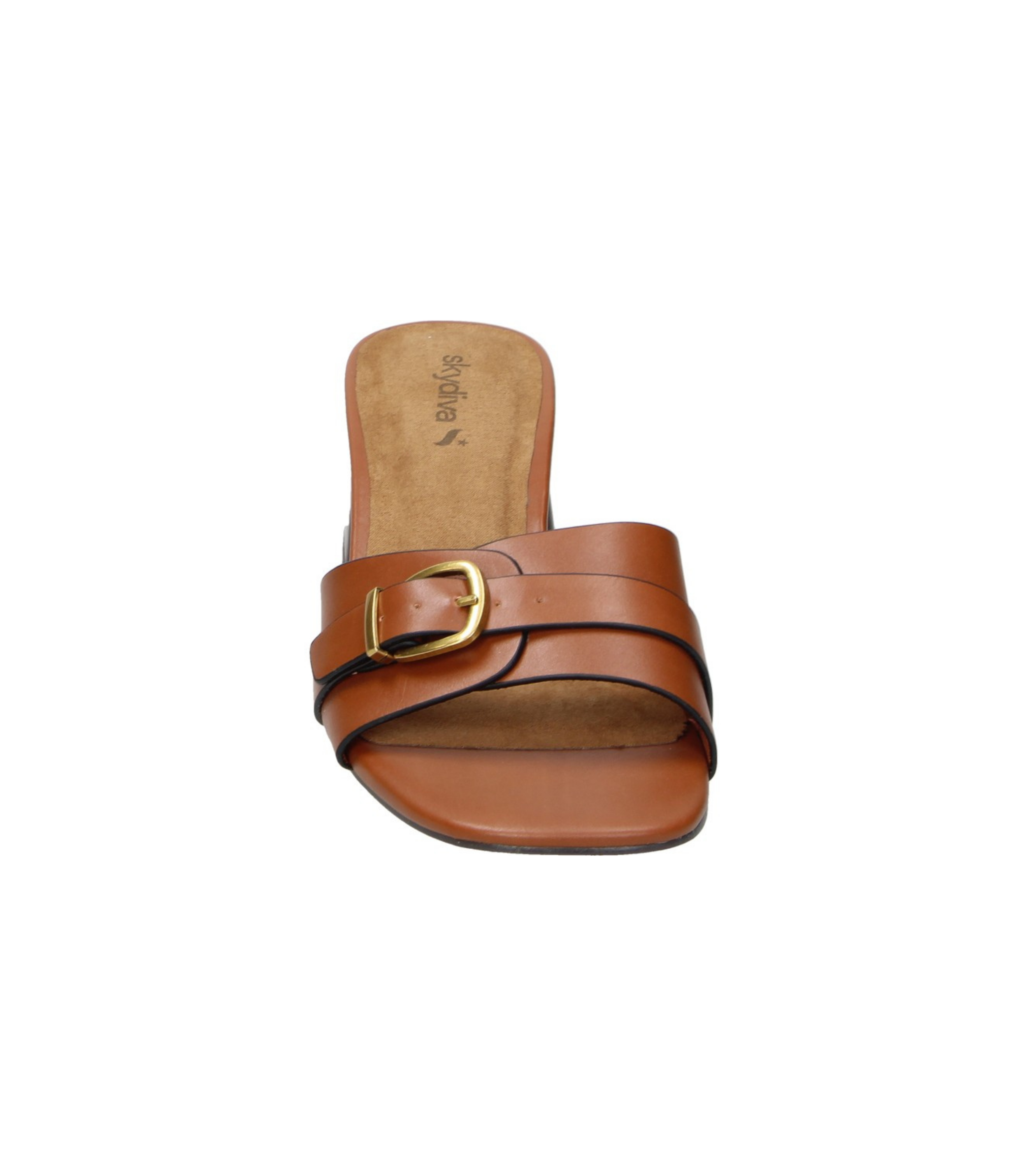 Sandalias de tacón elegantes SKYDIVA BRUNCH en color marrón para moda joven