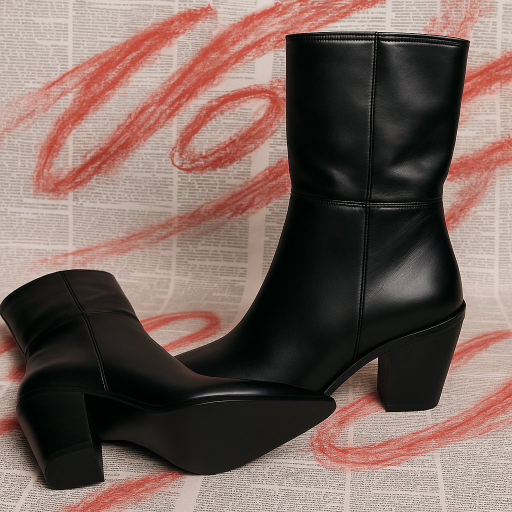 Botines de tacón Skydiva Shippeo en color negro