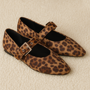 Merceditas con borreguito Skydiva Cozy animal print