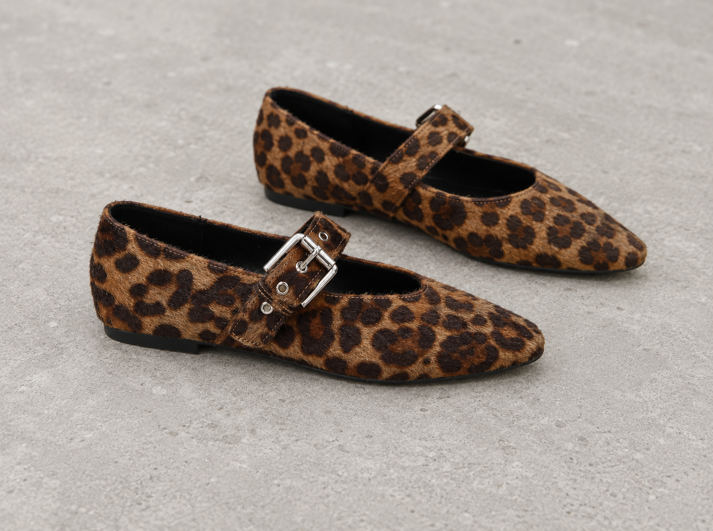 Merceditas leopardo para mujer Skydiva Cozy animal print