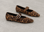 Merceditas leopardo para mujer Skydiva Cozy animal print