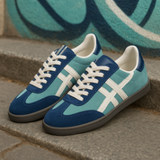 Zapatillas casual Skydiva Slay en color verde y azul marino