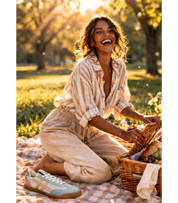 Deportiva planas para mujer SKYDIVA HYPE + multicolor