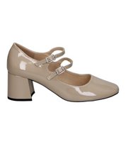 Zapatos de tacón Mary Jane Skydiva Rizz marrones de charol