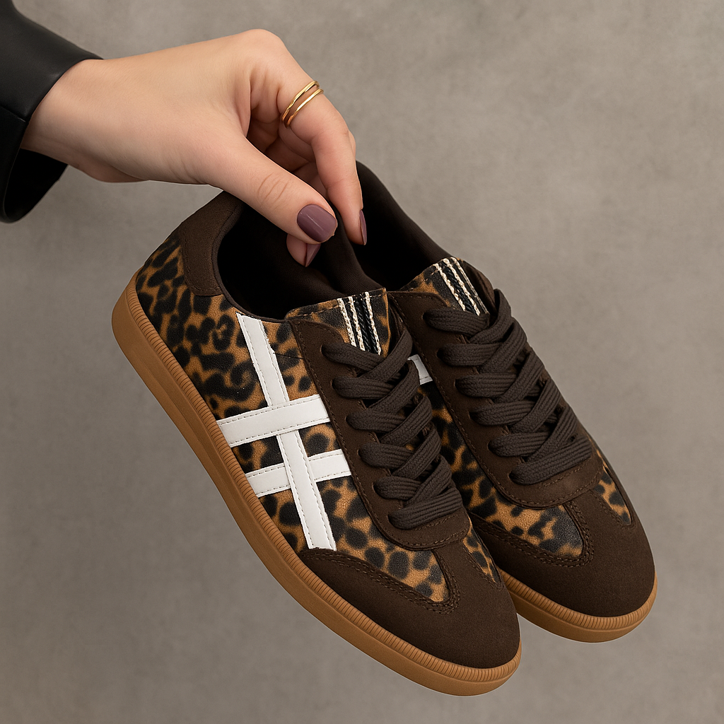 Zapatillas casual Skydiva Slay estampado animal print